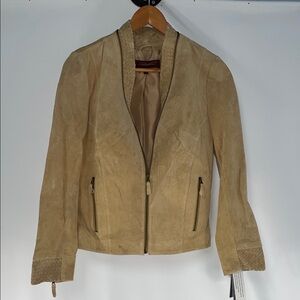 HAL RUBENSTEIN GENUINE SUEDE LEATHER JACKET FTL-11-231